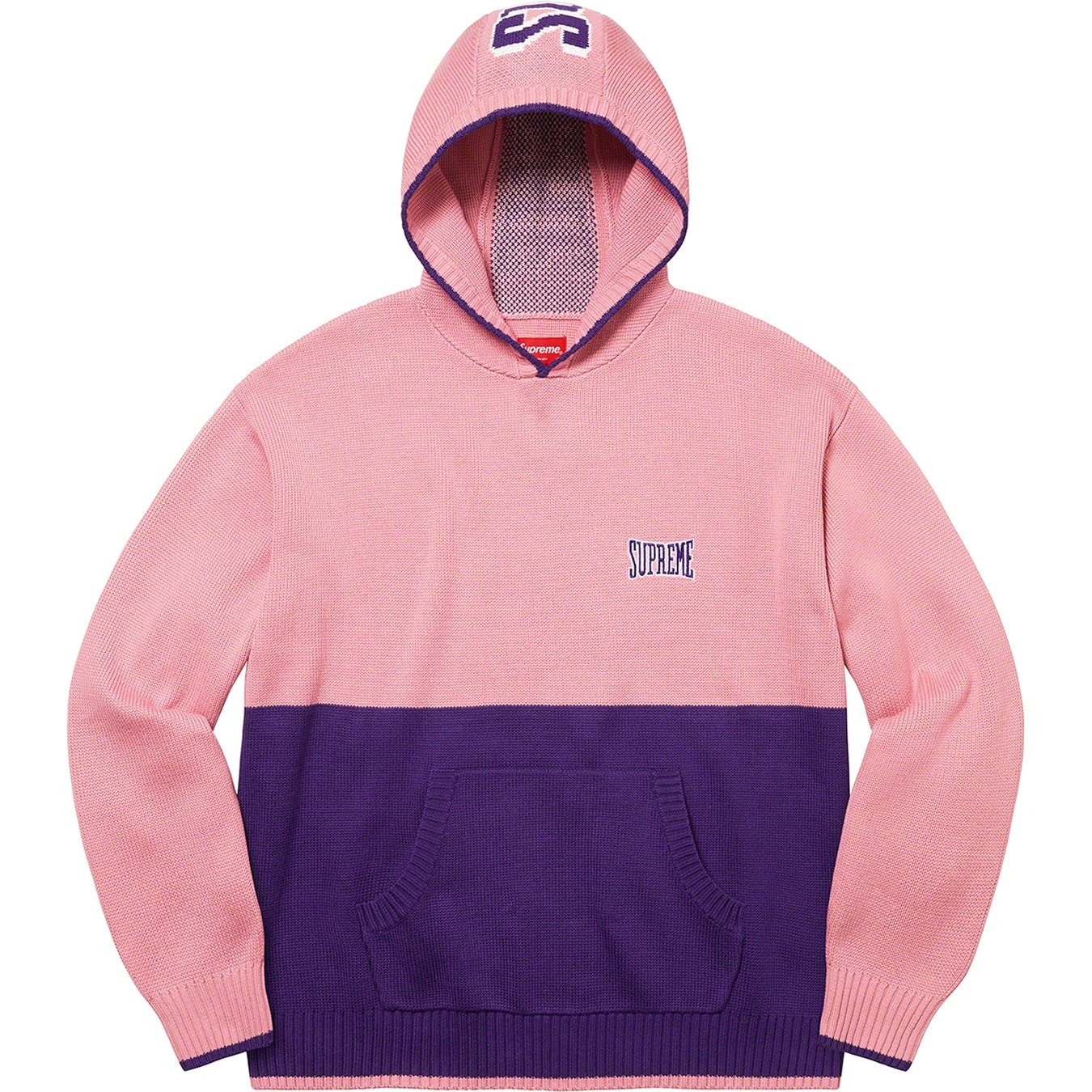 2-Tone Hooded Sweater view 2